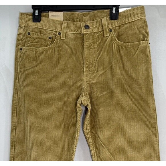 Levi’s Women’s Khaki Brown Corduroy Pants Jeans 31 X 30‎ NWT Irregular - Picture 3 of 6